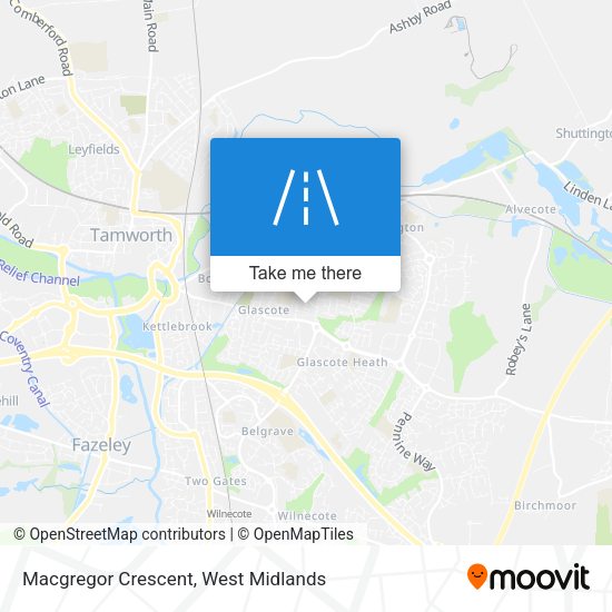 Macgregor Crescent map