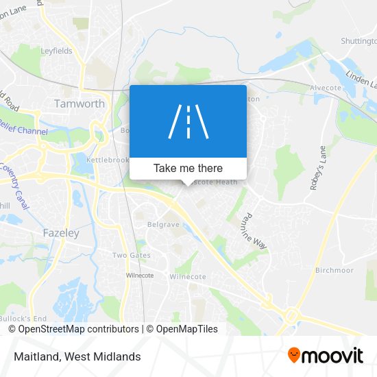 Maitland map