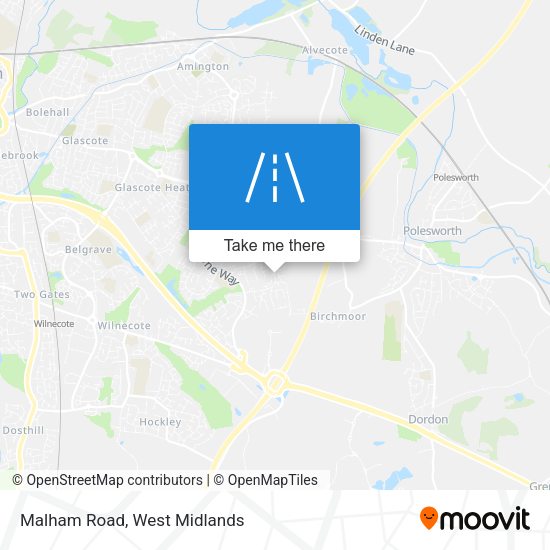 Malham Road map