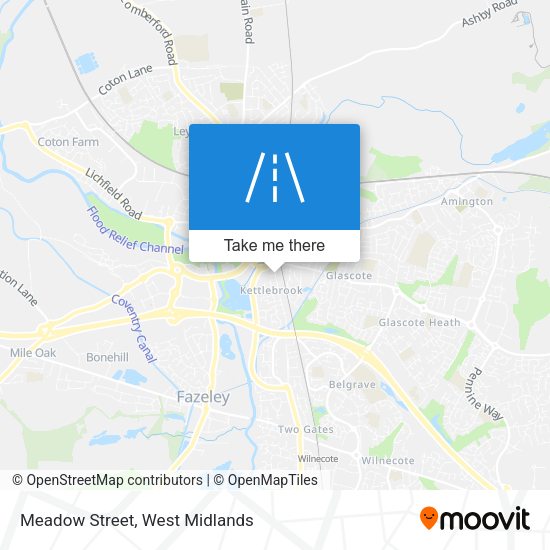 Meadow Street map