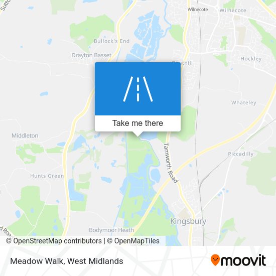 Meadow Walk map