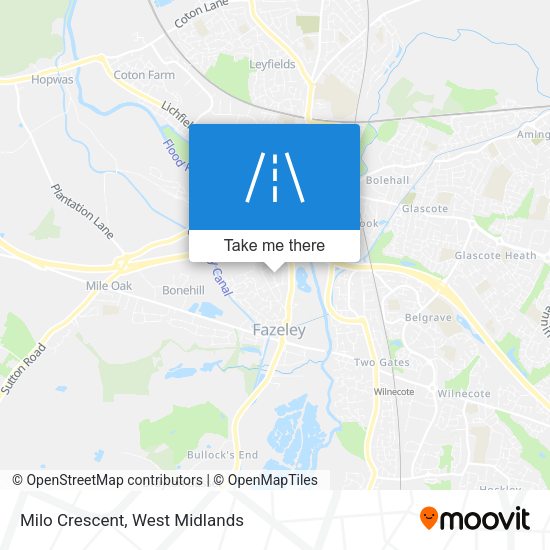 Milo Crescent map