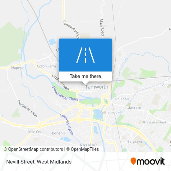 Nevill Street map