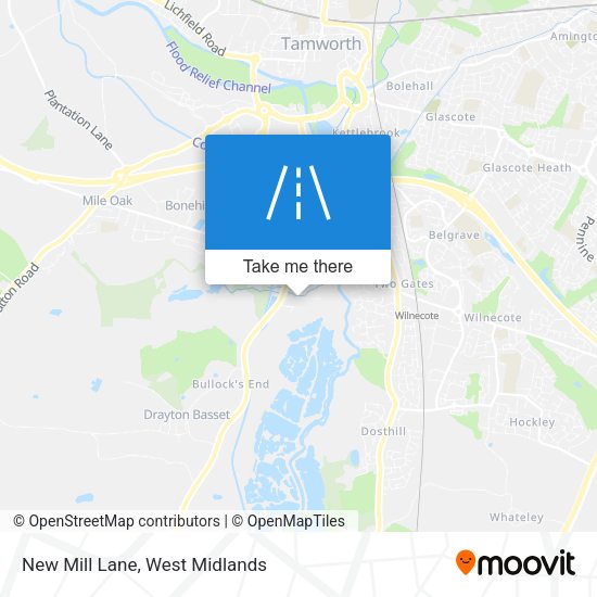 New Mill Lane map