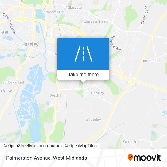 Palmerston Avenue map