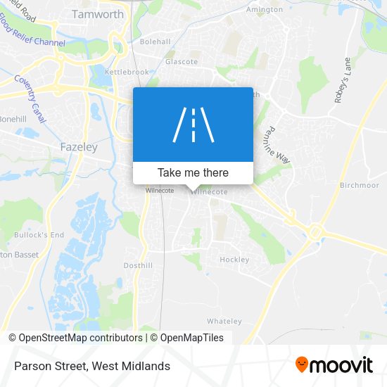 Parson Street map