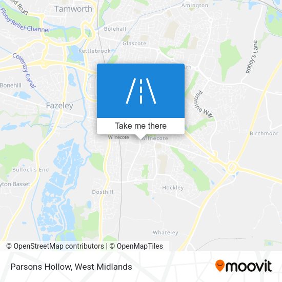 Parsons Hollow map