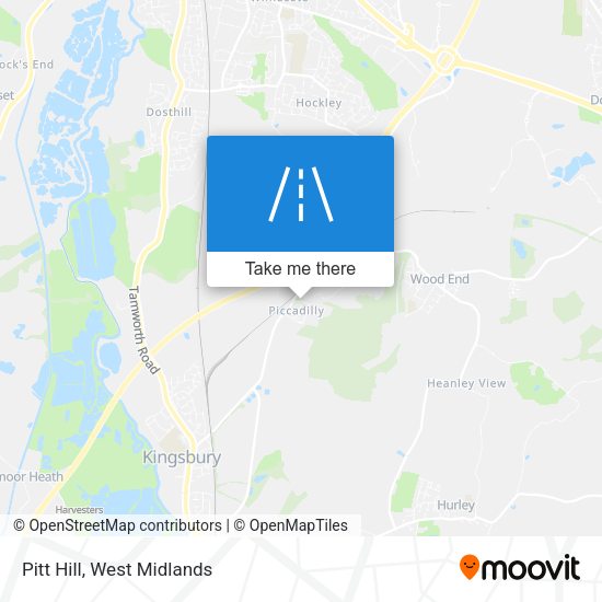 Pitt Hill map