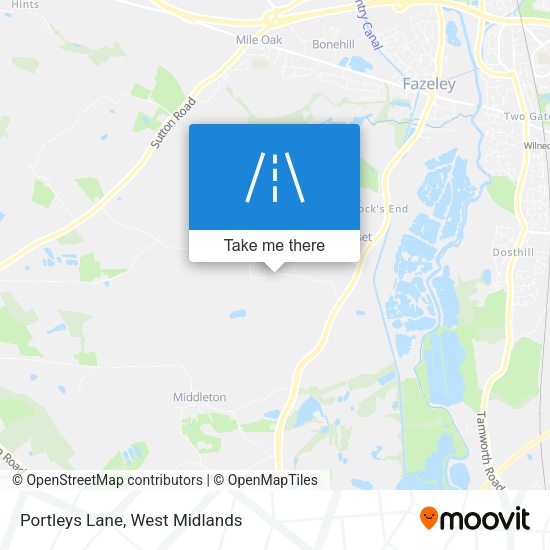 Portleys Lane map