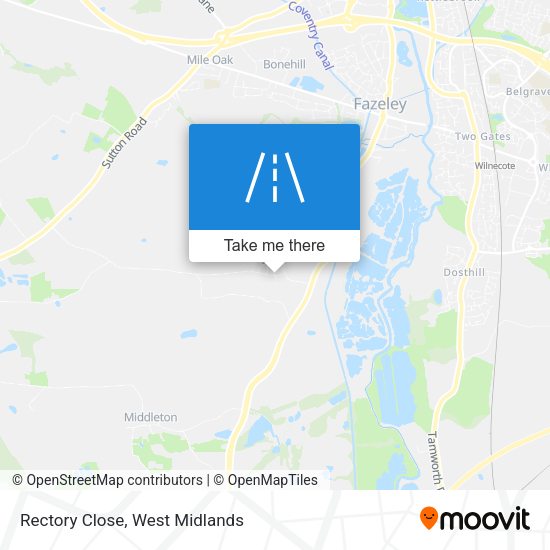Rectory Close map