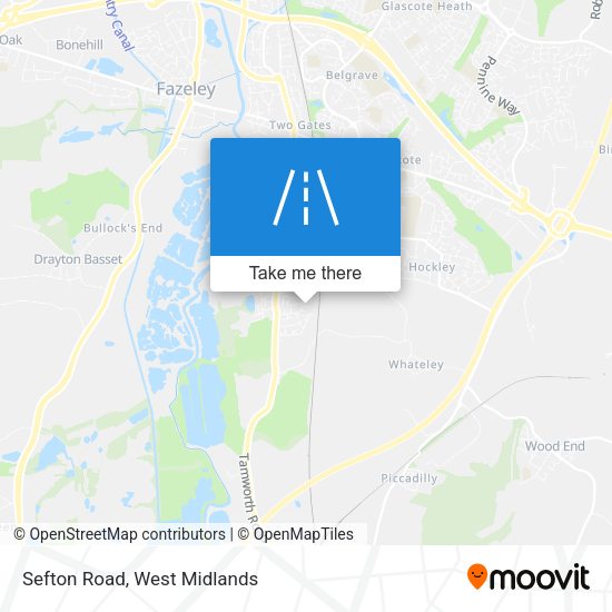 Sefton Road map