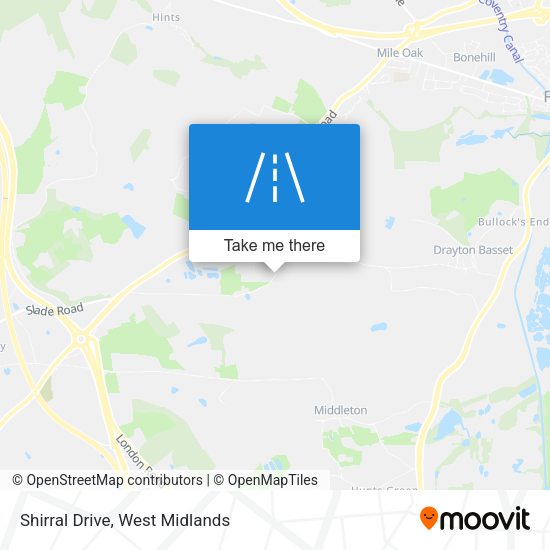 Shirral Drive map