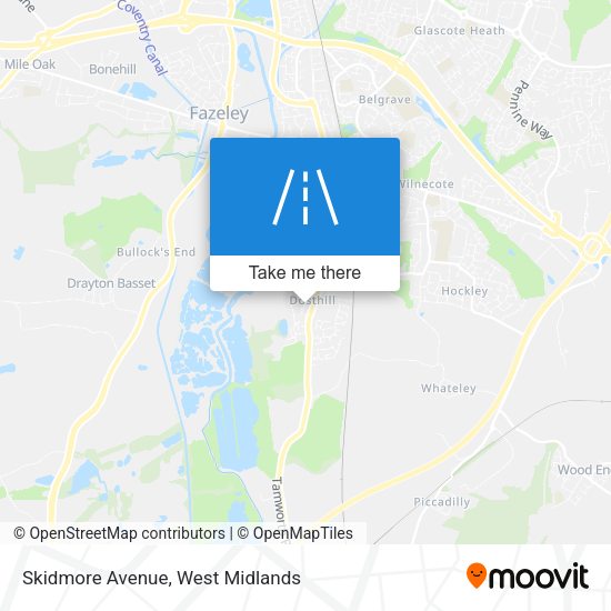 Skidmore Avenue map