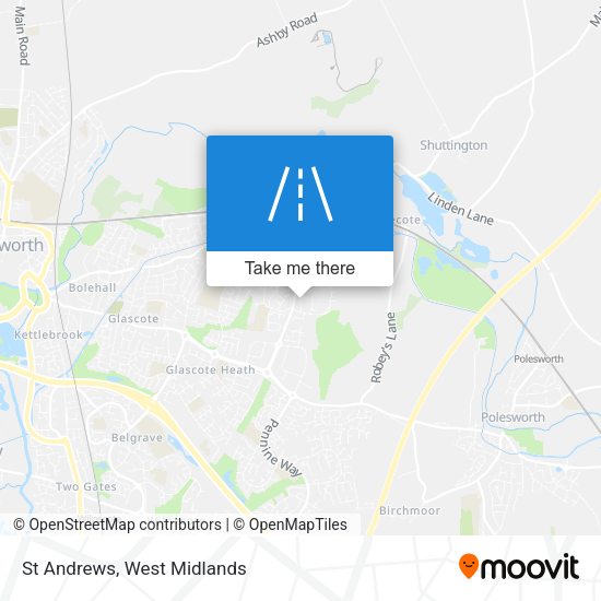 St Andrews map