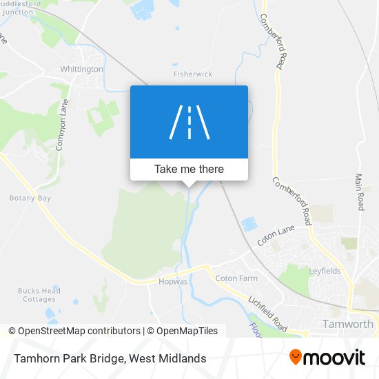 Tamhorn Park Bridge map