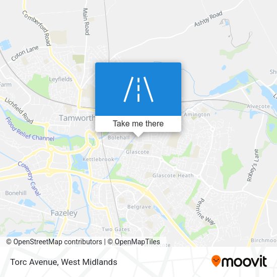 Torc Avenue map