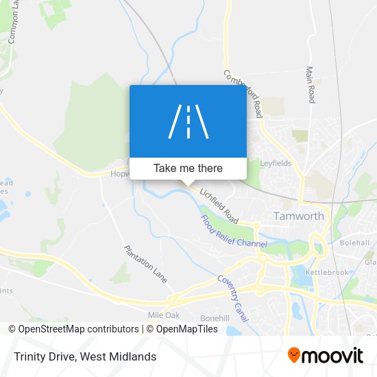Trinity Drive map