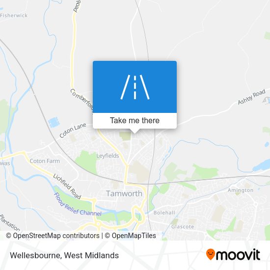 Wellesbourne map