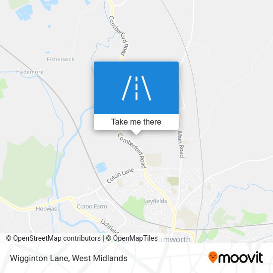 Wigginton Lane map