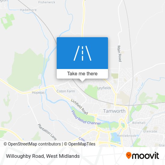 Willoughby Road map