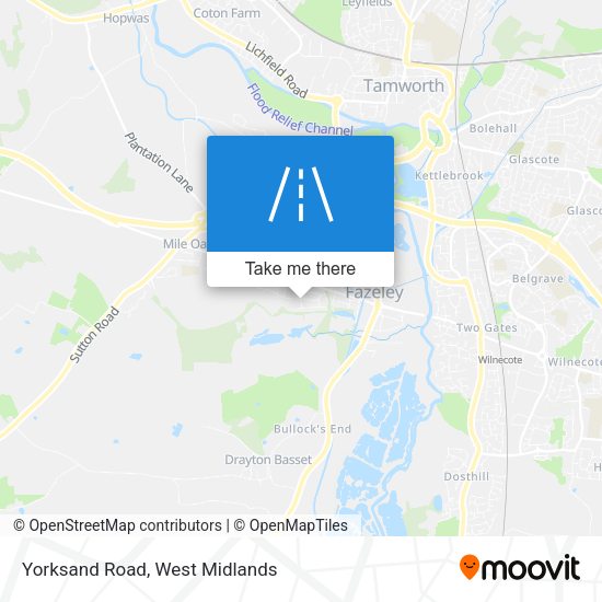 Yorksand Road map
