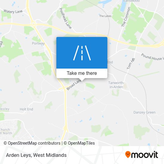 Arden Leys map