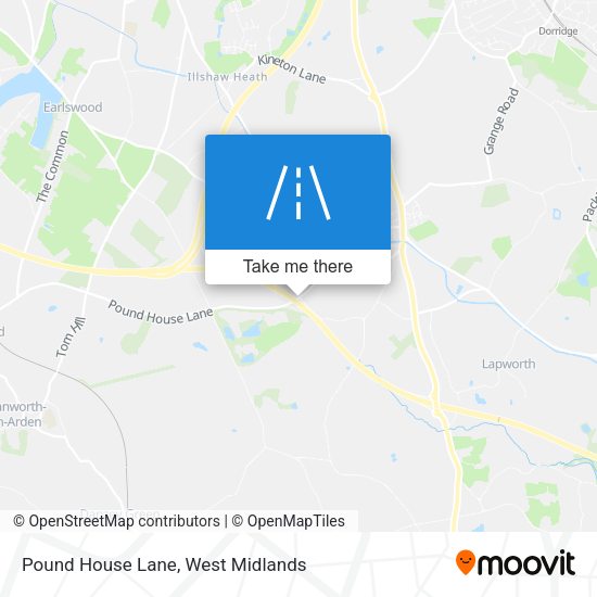 Pound House Lane map