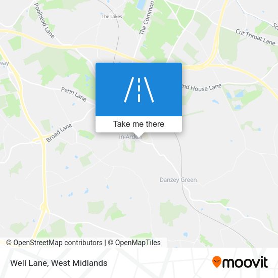 Well Lane map