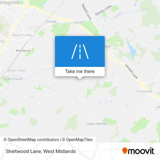Sheltwood Lane map