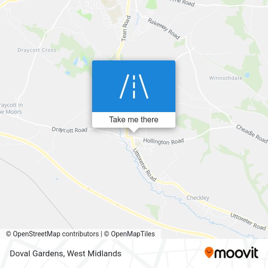 Doval Gardens map