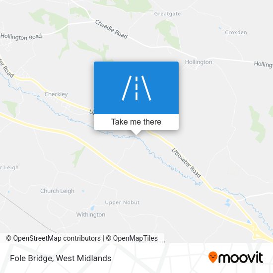 Fole Bridge map