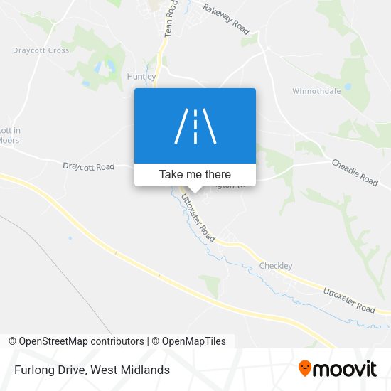 Furlong Drive map