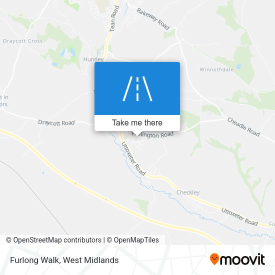 Furlong Walk map