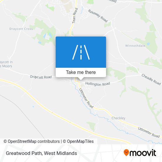 Greatwood Path map