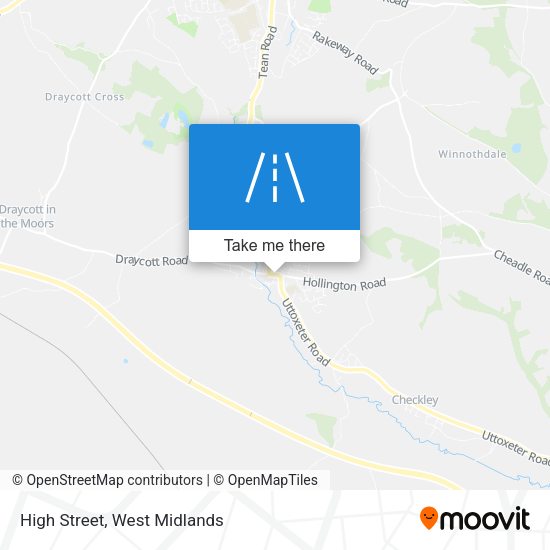 High Street map