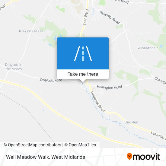 Well Meadow Walk map