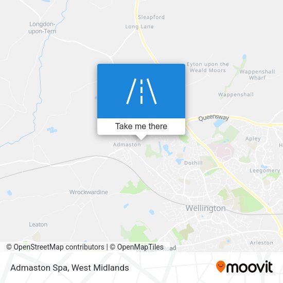 Admaston Spa map