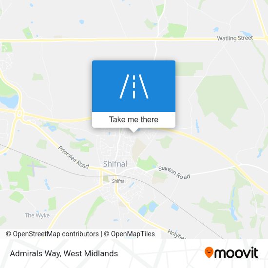 Admirals Way map