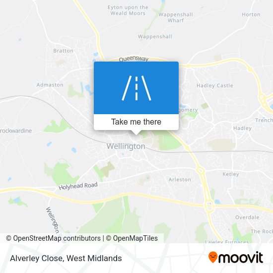 Alverley Close map