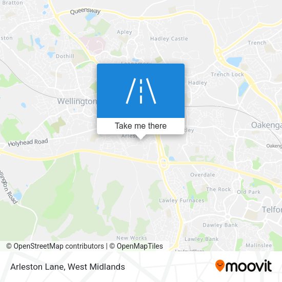Arleston Lane map