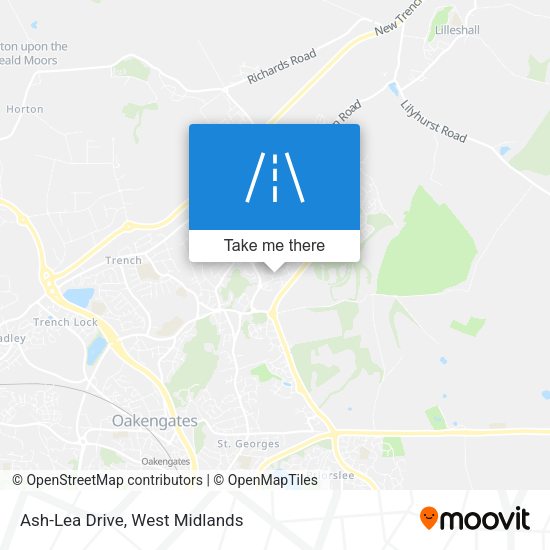 Ash-Lea Drive map