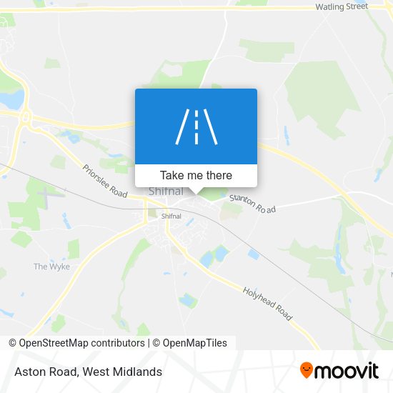 Aston Road map