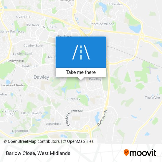 Barlow Close map