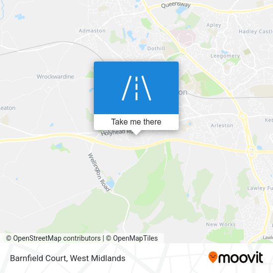 Barnfield Court map