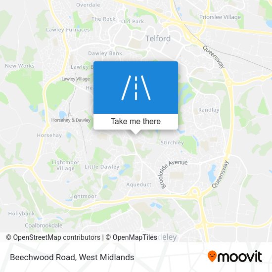 Beechwood Road map