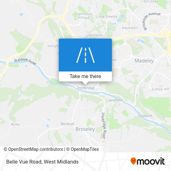 Belle Vue Road map