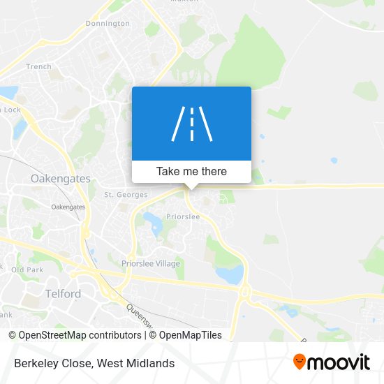 Berkeley Close map