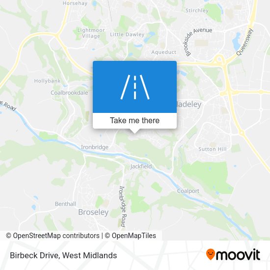 Birbeck Drive map