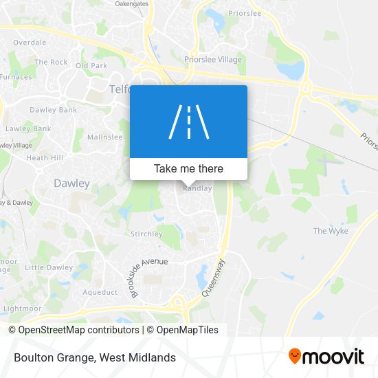 Boulton Grange map
