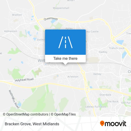 Bracken Grove map
